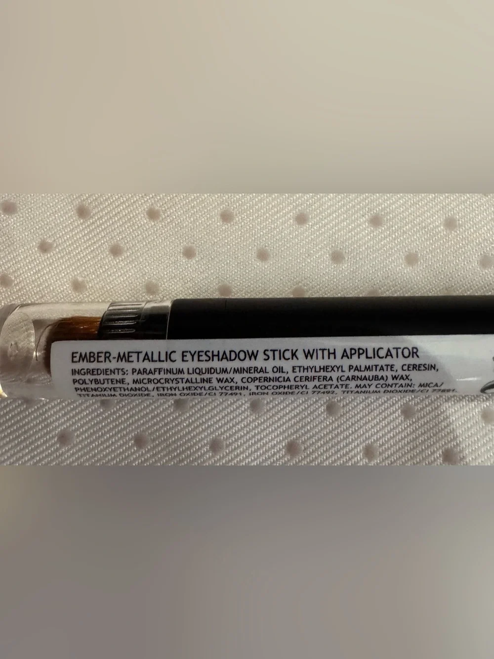 Creme De La Cube Metallic Eyeshadow Stick in Ember, New Sealed